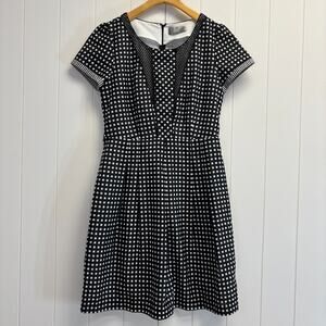 Fashion‎ Magic Womens Retro Checked Midi Dress Size 38 (S/M) Classic 50s Vibes